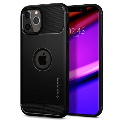 SPIGEN Rugged Armor iPhone 12 Pro Max - Matte Black