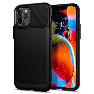 Spigen | Slim Armor iPhone 12 Pro Max - Svart