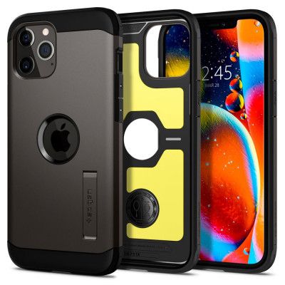 SPIGEN Tough Armor Skal iPhone 12 Pro Max - Gunmetal