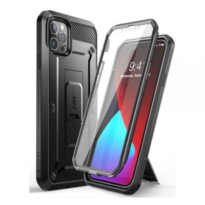 SupCase iPhone 12 Pro Max Skal Unicorn Beetle - Svart