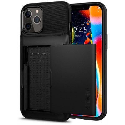 Trasig förpackning: Spigen Slim Armor Wallet (iPhone 12 Pro Max)