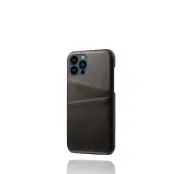Trolsk Leather Card Case (iPhone 12 Pro Max) - Brun