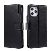 Trolsk Leather Wallet (iPhone 12 Pro Max) - Brun
