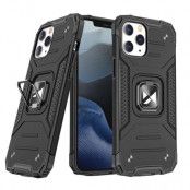 Wozinsky Ring Armor Skal iPhone 12 Pro Max - Svart