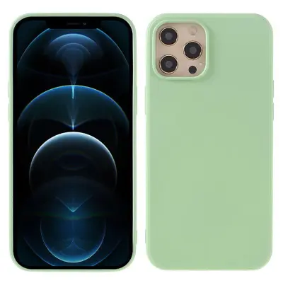 X-LEVEL iPhone 12 Pro Max Mobilskal i Liquid Silicone - Ljusgrön