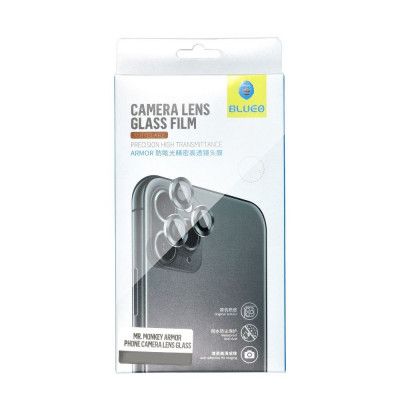 5D Mr. Monkey Armor Kamera Glas till iPhone 12 Pro silver