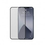 Baseus 2x 0,25 mm frosted Härdat glas iPhone 12 & 12 Pro Svart