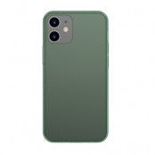 Baseus Frosted Glass Case iPhone 12 & 12 Pro Skal Mörk Grön