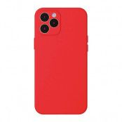 Baseus Liquid Silica skal iPhone 12 & 12 Pro Bright Röd