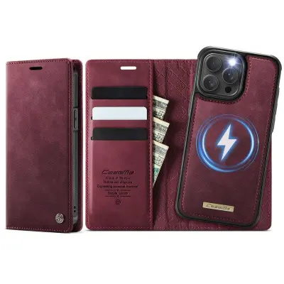 CASEME C49 Fodral för iPhone 12 Pro/12 6.1 tum Röd