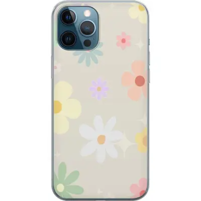 Mobilskal till Apple iPhone 12 Pro med fejdande blommor