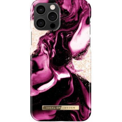 Ideal of Sweden iPhone 12/12 Pro Skal - Golden Ruby Marble