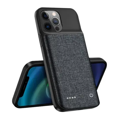 iPhone 12 Pro Batteriskal 6800mAh Rechargeable Oxford Cloth