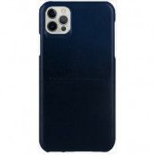 iPhone 12 Pro G-Case Kort PU-Läderskal - Blå