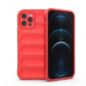 iPhone 12 Pro Skal Magic Shield Flexible Armored - Röd