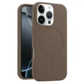 Mobilskal till iPhone 12 Pro/12 MagSafe Silikon Anti Drop - Brun (Brun)