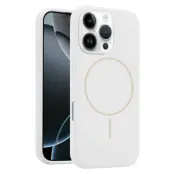 Mobilskal till iPhone 12 Pro/12 MagSafe Silikon Anti Drop - Vit (Vit)