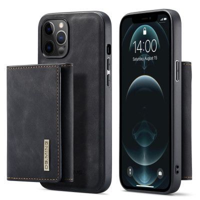 DG.MING iPhone 12 & 12 Pro Skal samt Wallet med Kickstand
