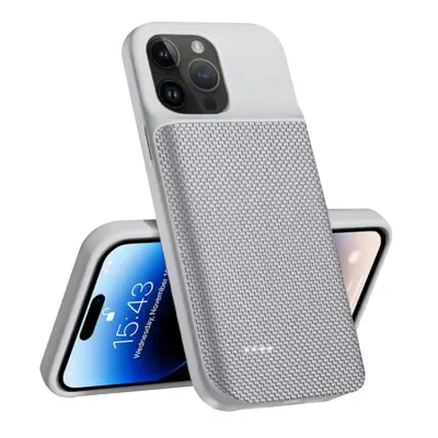 iPhone 14 Pro Batteriskal 6800mAh Rechargeable Oxford Cloth