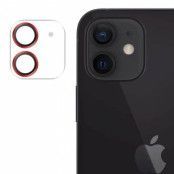 Joyroom Kamera Linsskydd i Härdet Glas iPhone 12 Röd