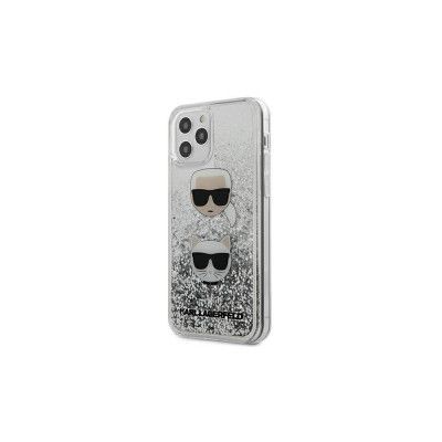 Karl Lagerfeld Glitterfodral för iPhone 12/12 Pro - Silver