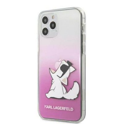 Karl Lagerfeld iPhone 12 & 12 Pro Skal Choupette Fun Rosa