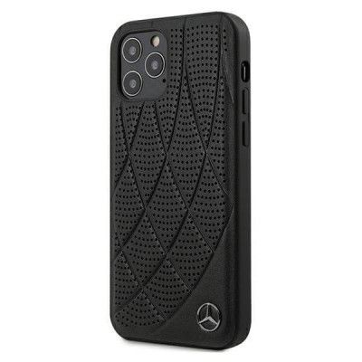 Mercedes Case skal Bow Line iPhone 12 & 12 Pro skal Svart