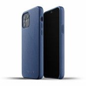 Mobilskal | iPhone 12 Pro | Mujjo Full Leather Blå