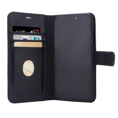 RADICOVER Strålningsskydd Äkta Plånboksväska iPhone 12 & 12 Pro