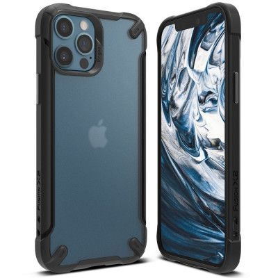 Ringke Fusion Skal Bumper iPhone 12 & 12 Pro - Matt Svart