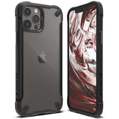 Ringke Fusion X2 Bumper Skal iPhone 12 & 12 Pro - Svart