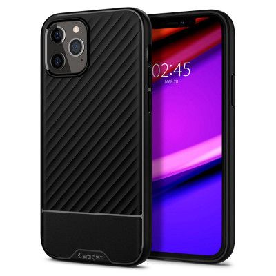 SPIGEN Core Armor iPhone 12 & 12 Pro - Svart