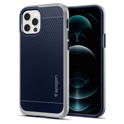 SPIGEN Neo Hybrid mobilskal iPhone 12 & 12 Pro Silver