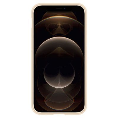 SPIGEN Ultra Hybrid mobilskal iPhone 12 & iPhone 12 Pro Sand Beige