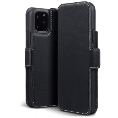 Terrapin Slim Plånboksfodral iPhone 12 & 12 Pro - Svart