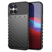 Thunder Twill Texture Skal iPhone 12&12 Pro - Svart