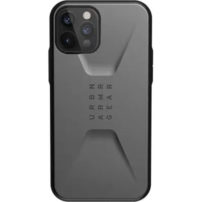 UAG Civilian Cover Skal iPhone 12 & 12 Pro - Silver