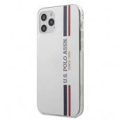 U.S. Polo Assn. Tricolor Collection iPhone 12 & 12 Pro Skal Vit