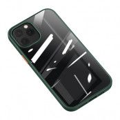 Usams iPhone 12/12 Pro Bekvämt Mobilskal - Grön / Transparent