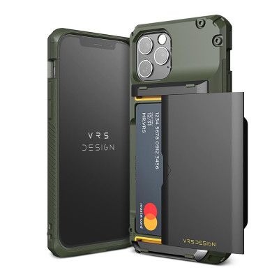 VRS DESIGN | Damda Glide Pro Skal iPhone 12 & 12 Pro - Grön
