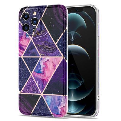 BOOM - Grid skal iPhone 12 - Lila Marmor