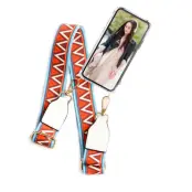 Boom iPhone 12 & 12 Pro skal med mobilhalsband- Belt Orange