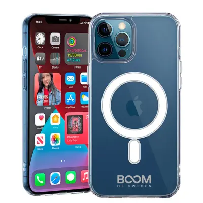 Boom - Magsafe Skal iPhone 12 / 12 Pro - Clear