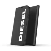 Diesel iPhone 12/12Pro Plånboksfodral Core -Svart/Vit