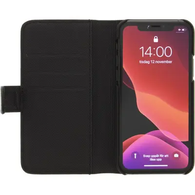 Deltaco Plånboksfodral Med Magnetskal (iPhone 12/12 Pro)