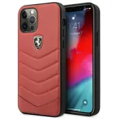 Ferrari Skal iPhone 12 & 12 Pro Off Track Quilted - Röd