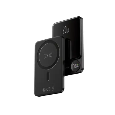 Forever Trådlös Powerbank 5000mAh MagSafe 20W MATB-200 - Svart