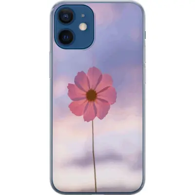 Mobilskal till Apple iPhone 12 med Rosa blomma