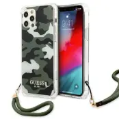 Guess Skal iPhone 12 & 12 Pro Camo Collection - Grön