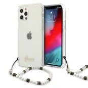 Guess Skal iPhone 12 & 12 Pro Vit Pearl - Transparent